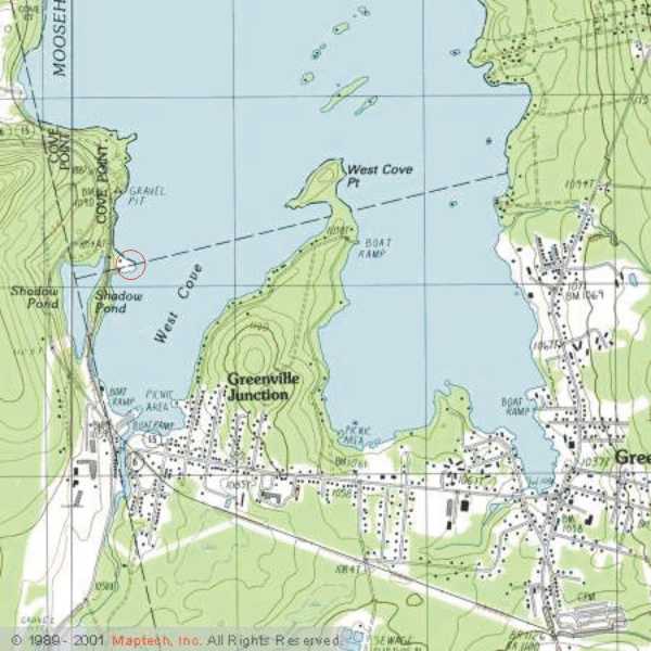 Moosehead Lake Nautical Chart